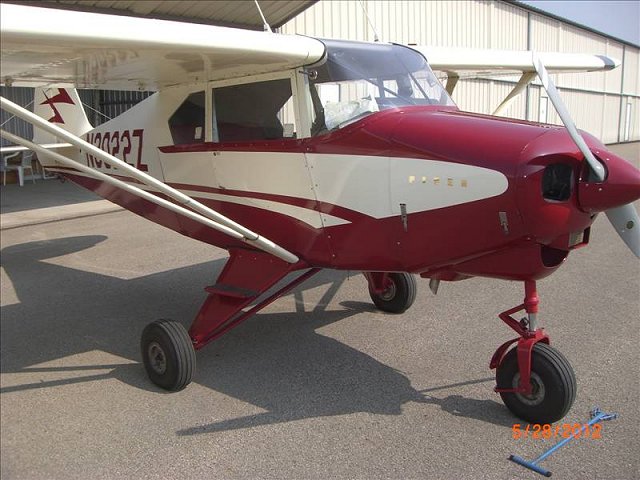 1955 Piper PA-22-150 Tripacer 150hp for sale in (CAQ4) Springhouse/Williams  Lake, BC Canada => www.AirplaneMart…